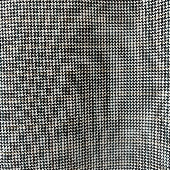 Men’s suit tan houndstooth check 40R pants 36x30 wool blend - Picture 5 of 9